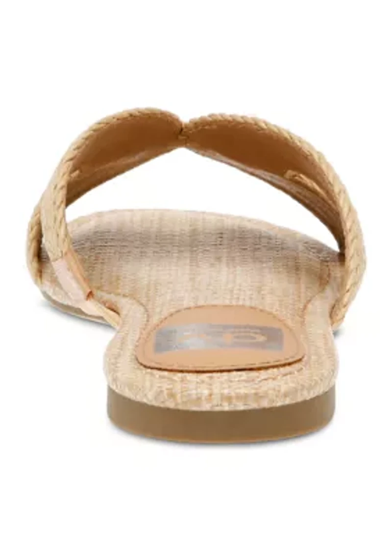 Geeya Woven Flat Sandals