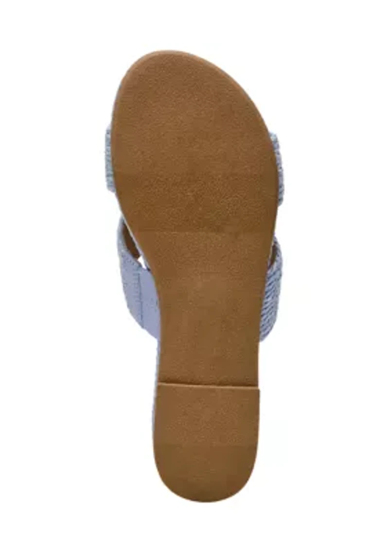 Geeya Woven Flat Sandals