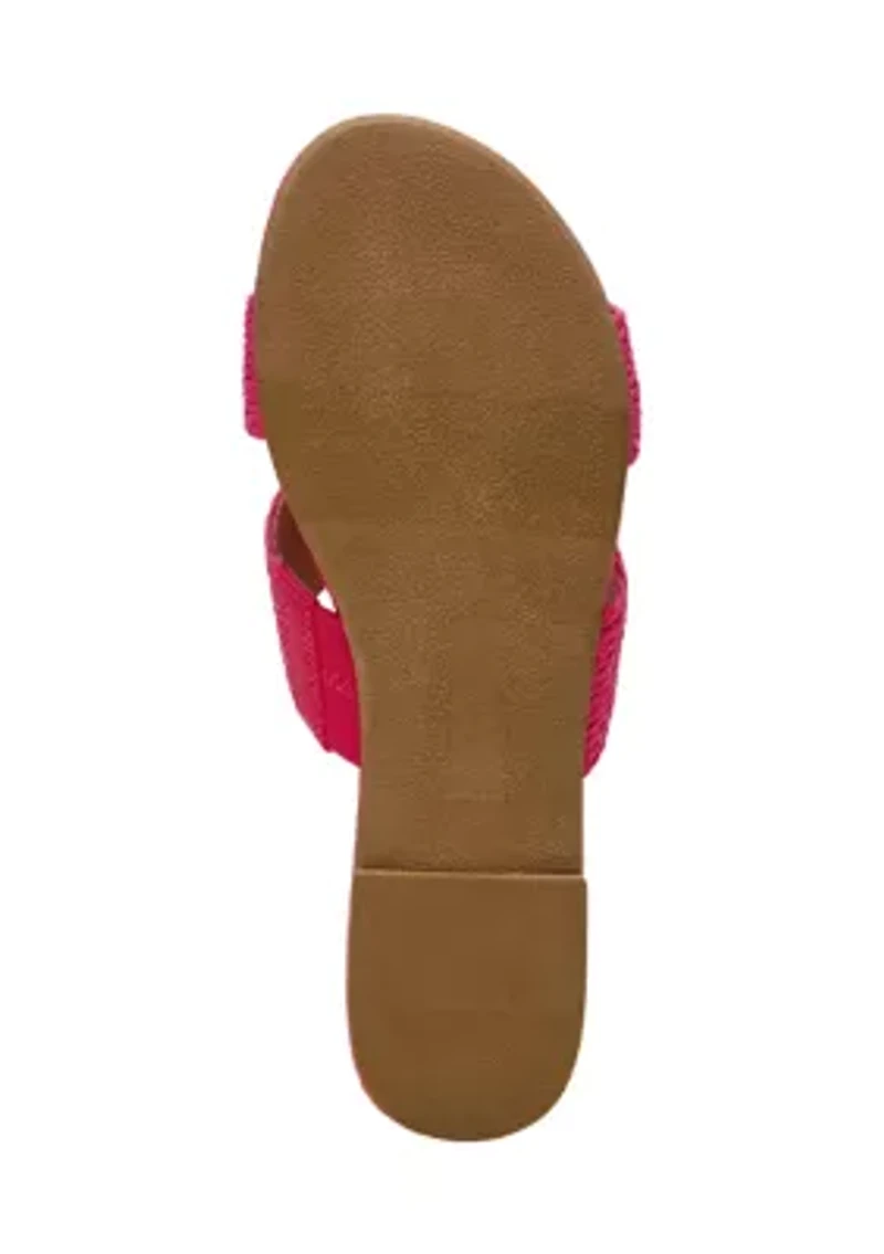 Geeya Woven Flat Sandals