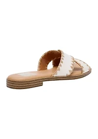 Miguel Cross Band Sandals