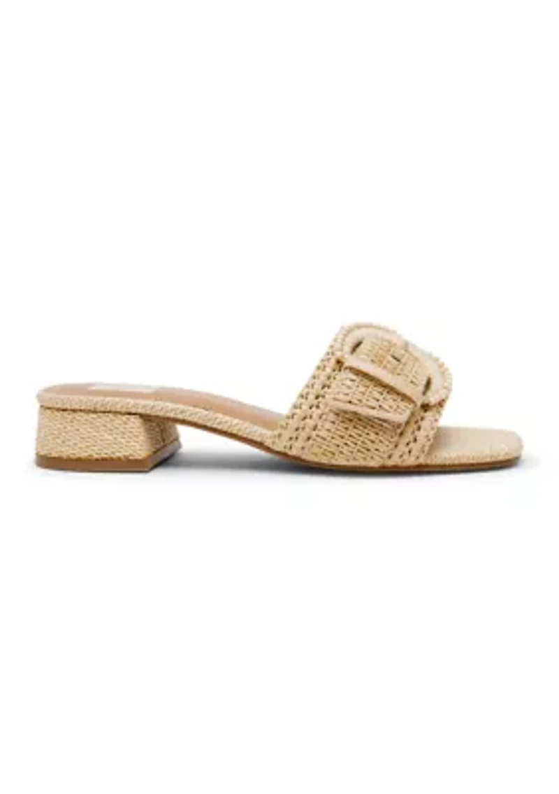 Nahlaa Low Block Heel Sandals