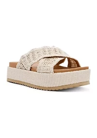 Sivan Platform Crossband Sandals