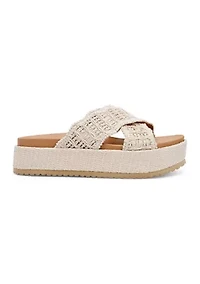 Sivan Platform Crossband Sandals