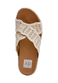 Sivan Platform Crossband Sandals