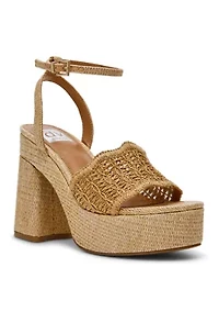 Wendal Platform Q-Strap Sandals