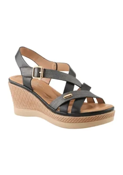 Vanjee Wedge Sandals