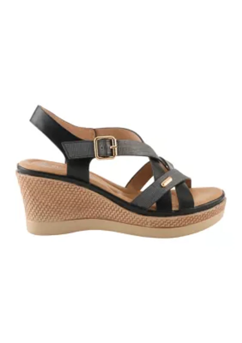 Vanjee Wedge Sandals