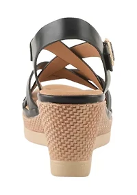 Vanjee Wedge Sandals