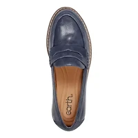 Javas Round Toe Casual Slip-on Penny Loafers