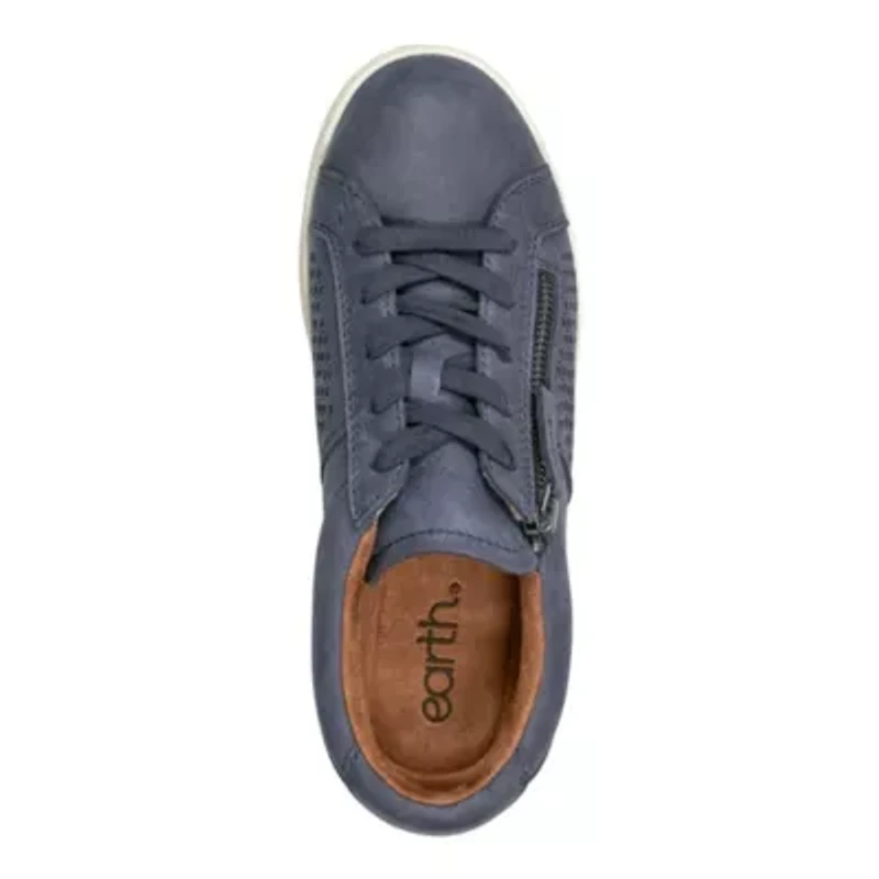 Netta Round Toe Casual Lace Up Sneakers