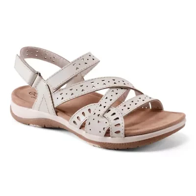 Seravi Strappy Round Toe Casual Sandals