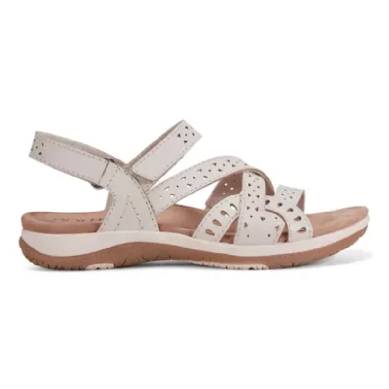Seravi Strappy Round Toe Casual Sandals