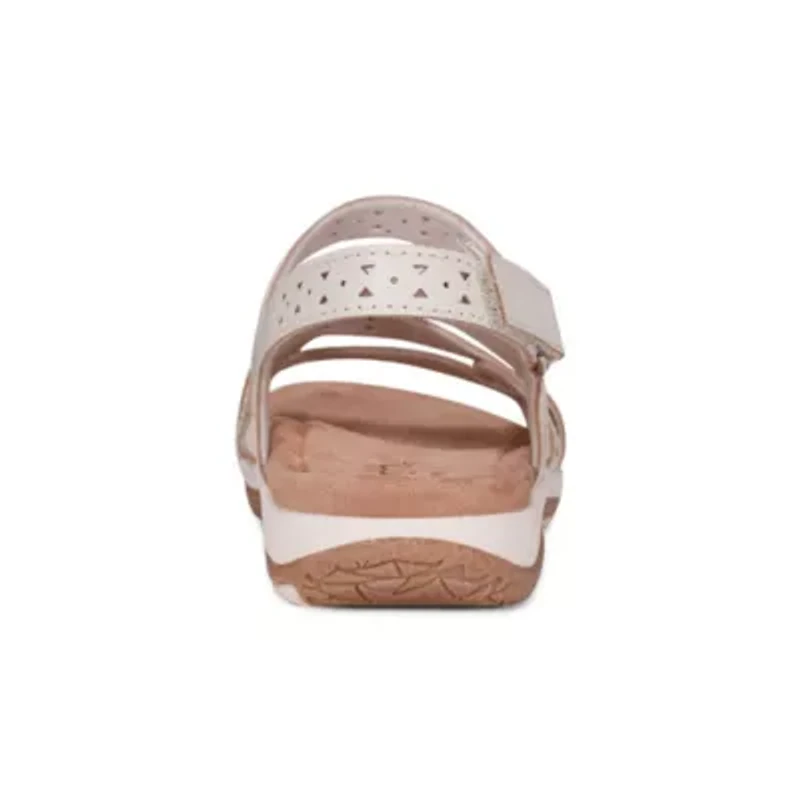 Seravi Strappy Round Toe Casual Sandals