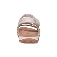 Seravi Strappy Round Toe Casual Sandals