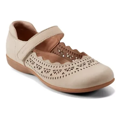Brady Round Toe Adjustable Strap Casual Flats