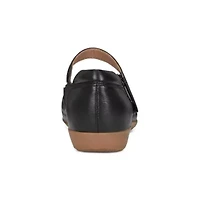 Brady Round Toe Adjustable Strap Casual Flats
