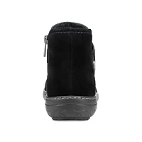 Synal Woven Round Toe Flat Casual Booties