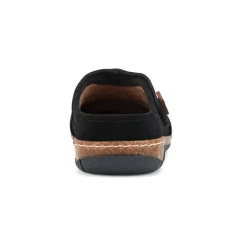 Emis Round Toe Casual Slip-on Clogs