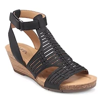 Helodie Ankle Strap Casual Wedge Sandals