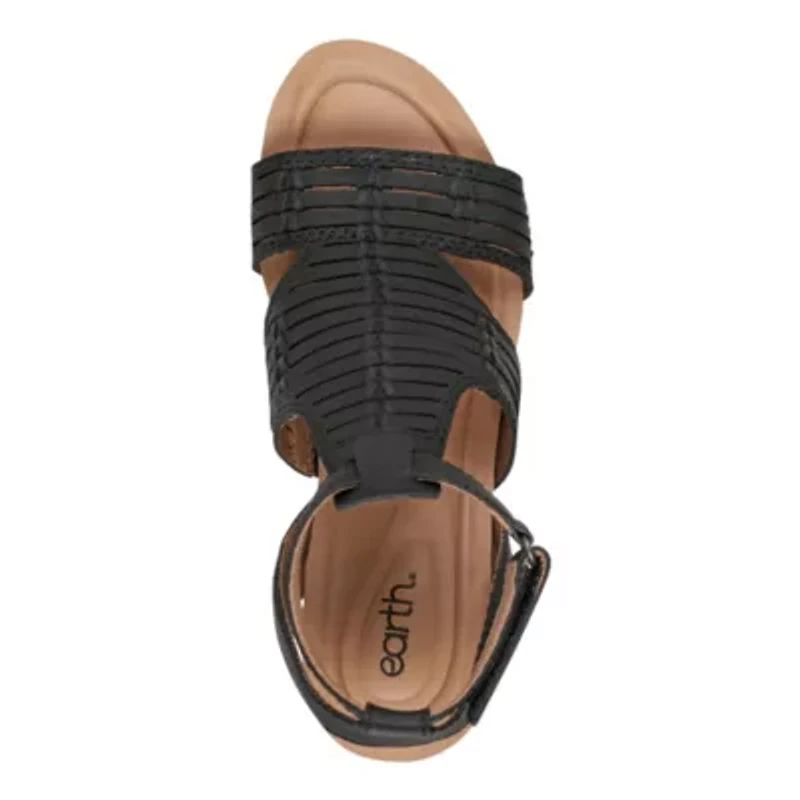 Helodie Ankle Strap Casual Wedge Sandals