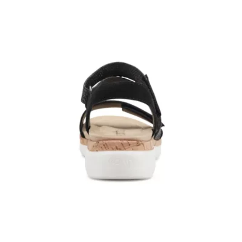 Reston Round Toe Strappy Casual Flat Sandals
