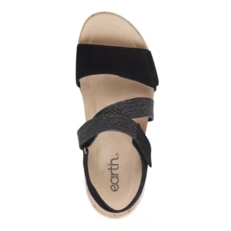 Reston Round Toe Strappy Casual Flat Sandals