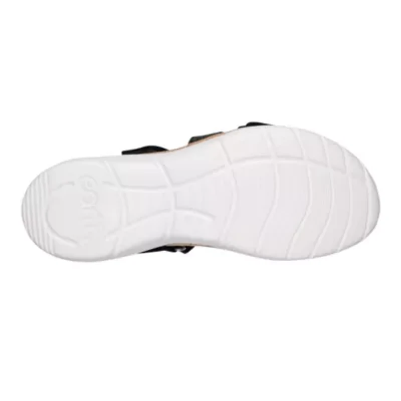 Reston Round Toe Strappy Casual Flat Sandals