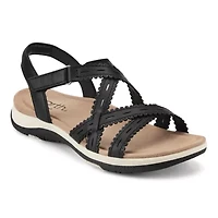 Sanetra Round Toe Strappy Casual Sandals