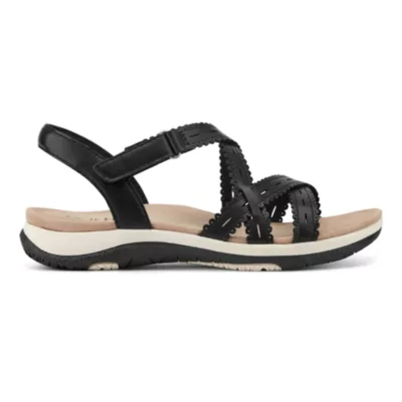 Sanetra Round Toe Strappy Casual Sandals