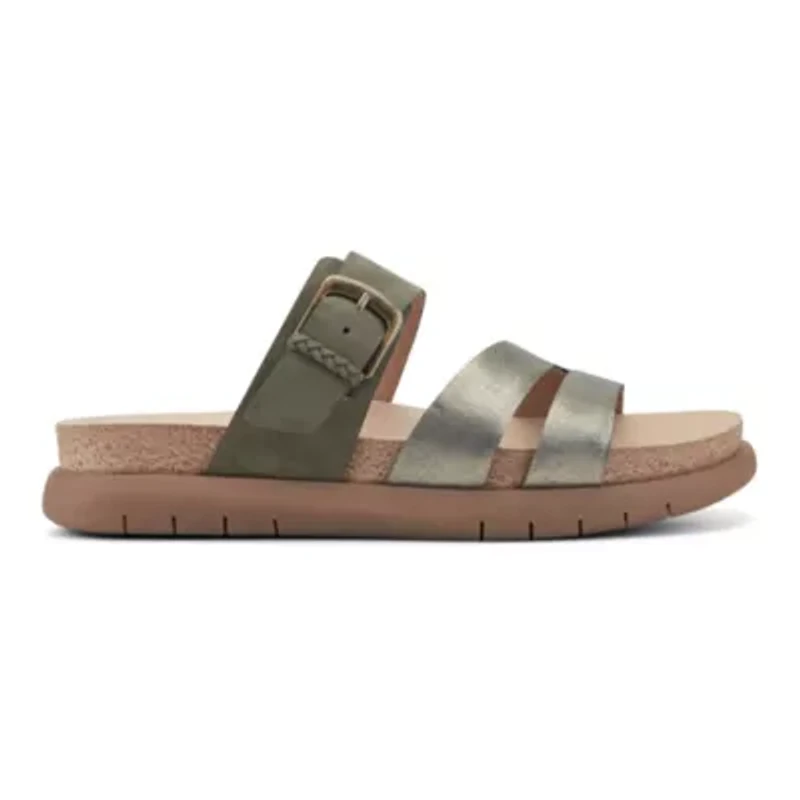 Ayden Open Toe Casual Slip-on Strappy Sandals