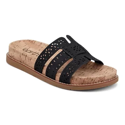 Fairren Slip-on Round Toe Casual Flat Sandals