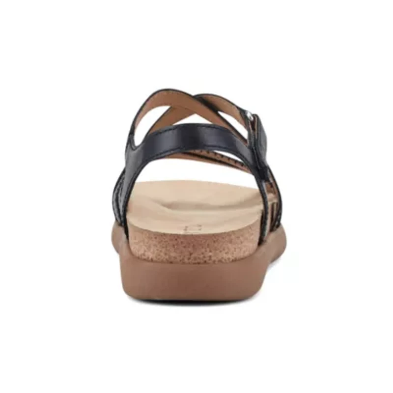 Athena Round Toe Strappy Sandals