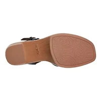 Quinty Block Heel Square Toe Dress Sandals