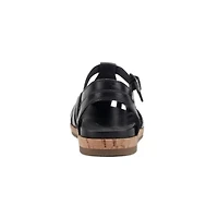 Alazia Round Toe Casual Fisherman Sandals