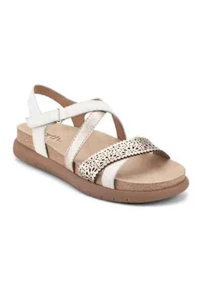 Athena Round Toe Strappy Sandals