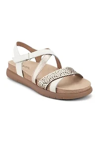 Athena Round Toe Strappy Sandals
