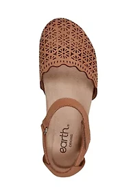 Bronnie Round Toe Adjustable Strap Casual Flats