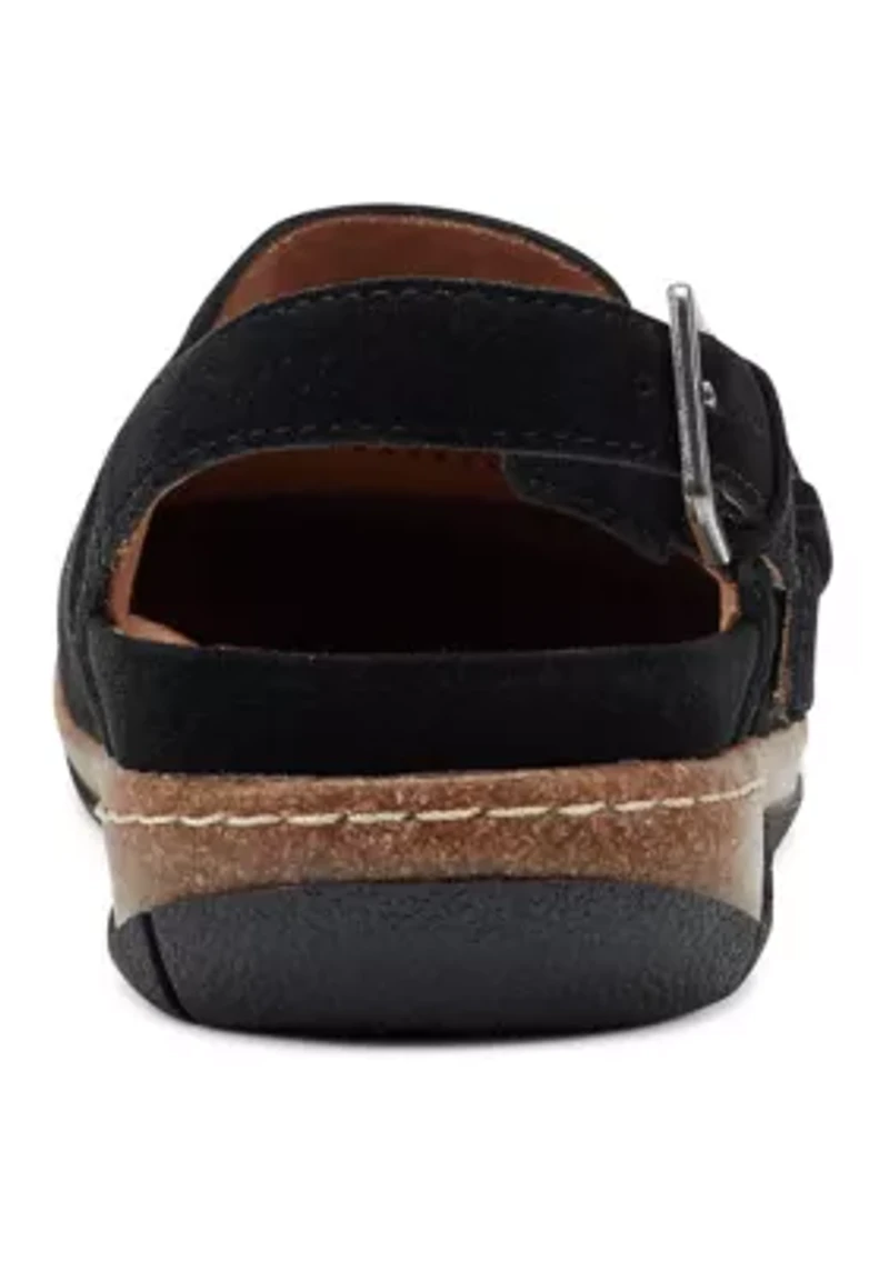 Elmonte Round Toe Casual Slingback Clogs