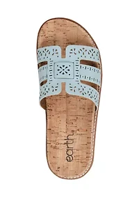 Fairren Slip-On Round Toe Casual Flat Sandals