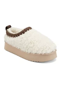 Freyya Round Toe Platform Casual Slip-On Mules