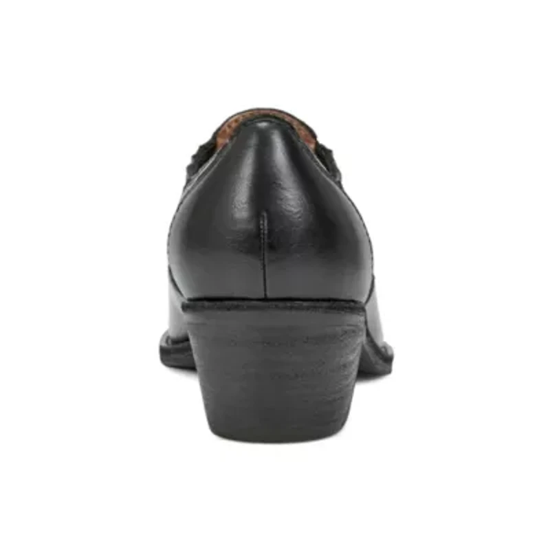 Jalin Block Heel Slip On Casual Booties