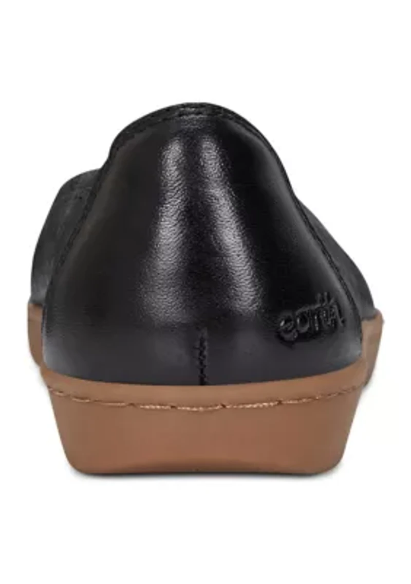 Luna Round Toe Casual Slip On Ballet Flats