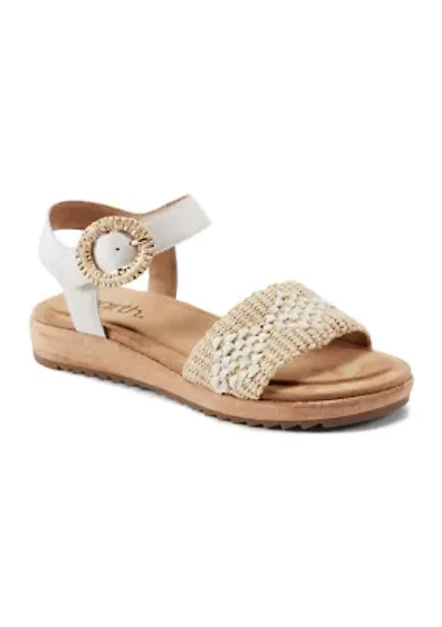 Padma Round Toe Ankle Strap Casual Sandals
