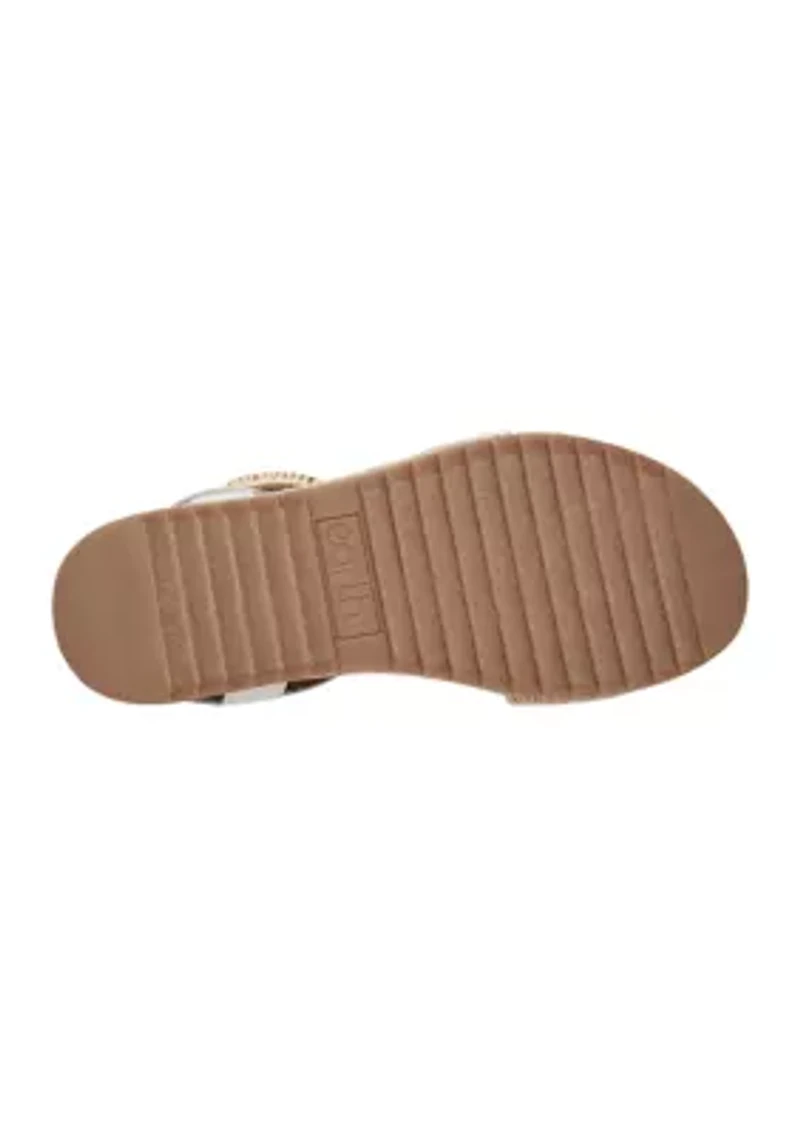 Padma Round Toe Ankle Strap Casual Sandals