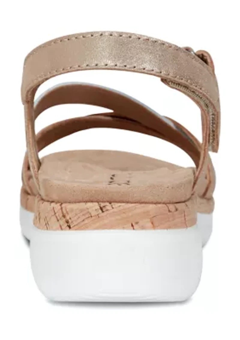 Rosie Open Toe Strappy Flat Casual Sandals