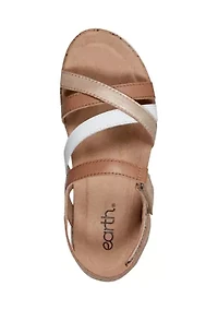Rosie Open Toe Strappy Flat Casual Sandals