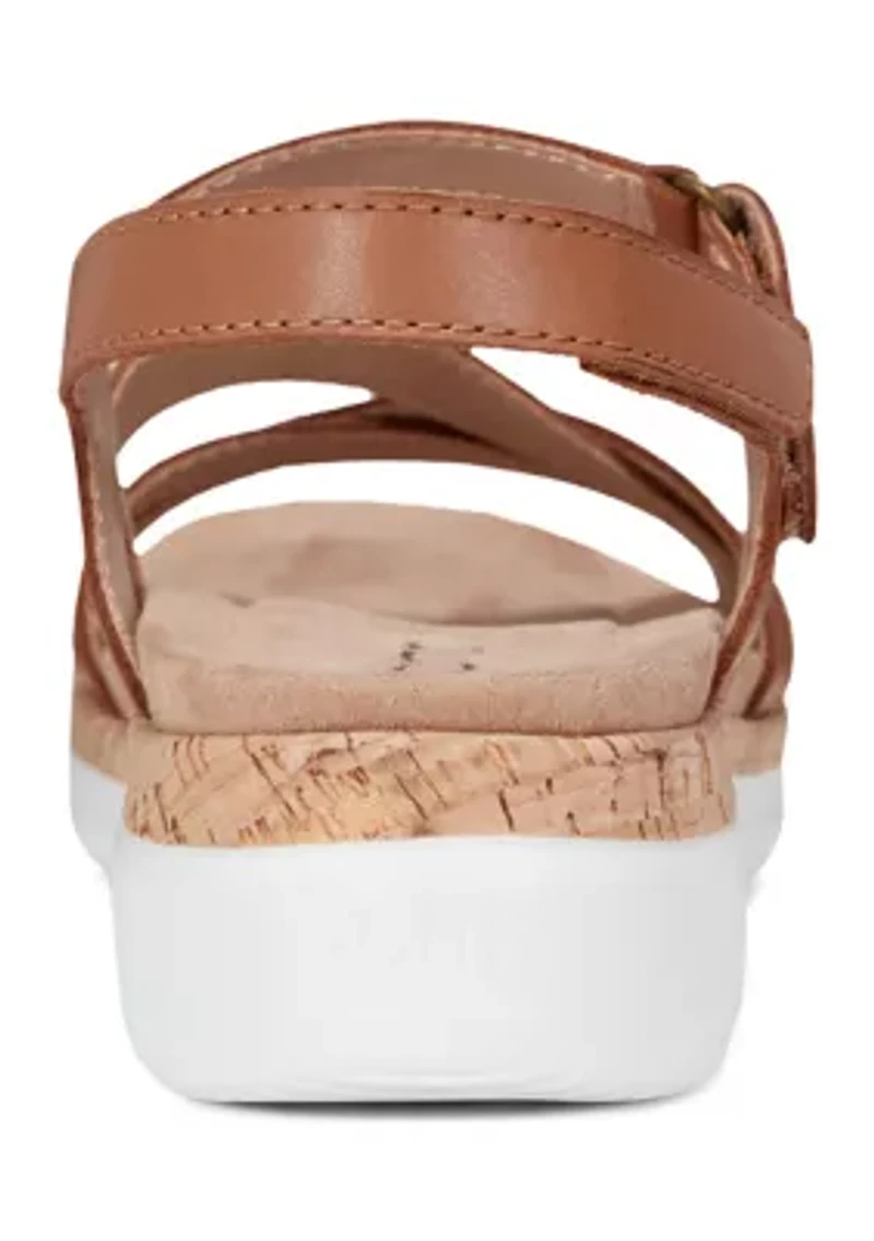 Rosie Open Toe Strappy Flat Casual Sandals