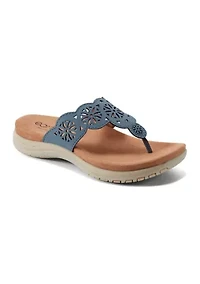 Sadie Round Toe Casual Slip On Thong Sandals