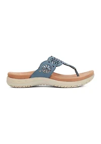 Sadie Round Toe Casual Slip On Thong Sandals