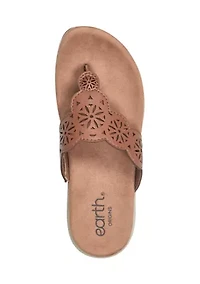 Sadie Round Toe Casual Slip On Thong Sandals